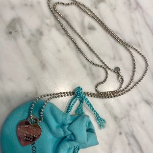 “Return to Tiffany” long chain necklace